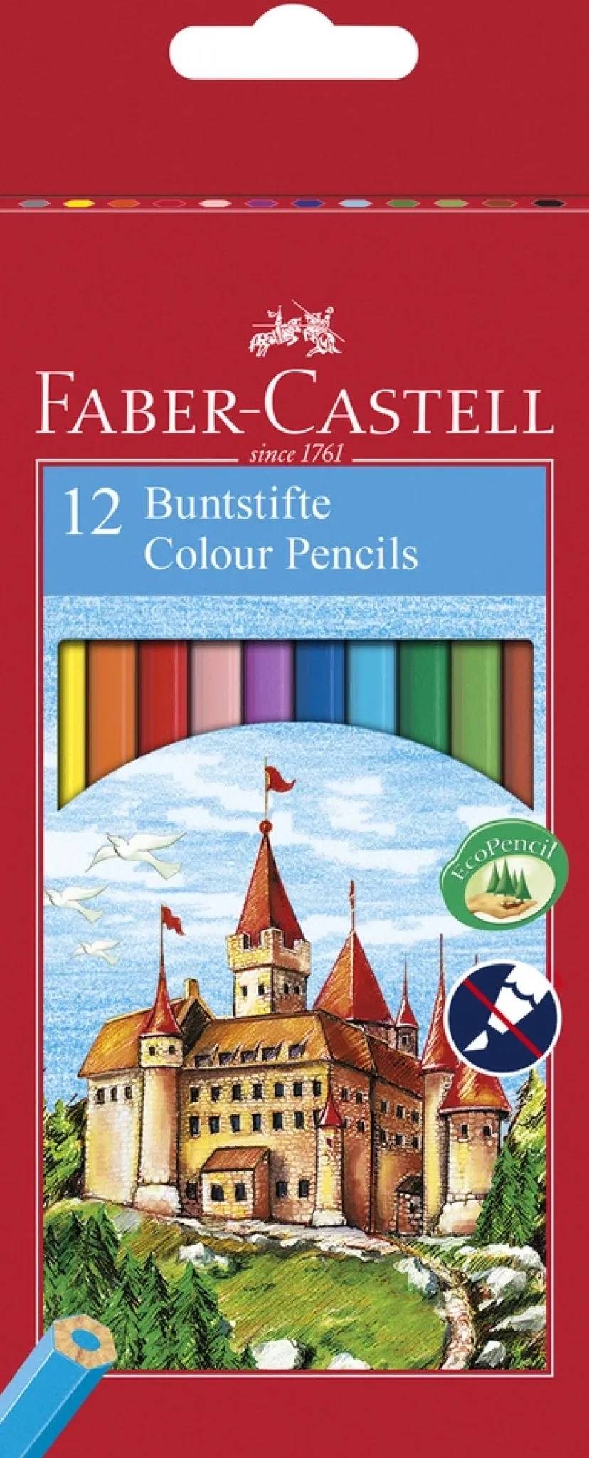 Farveblyant slot 12 ass.>Faber-Castell Best