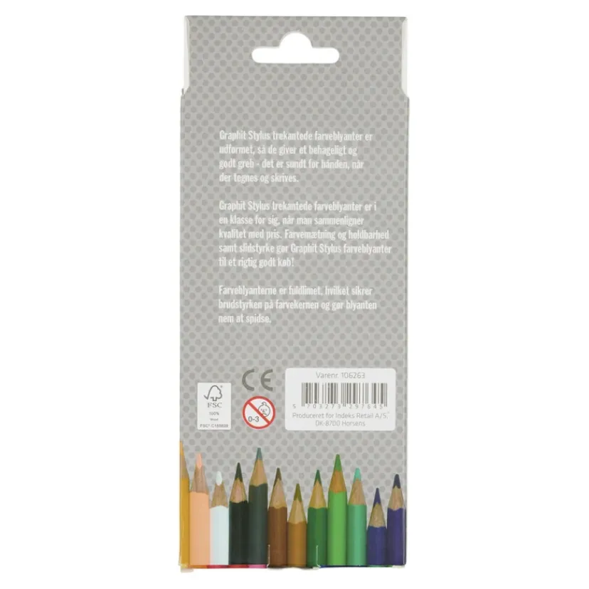 Farveblyanter 12 stk>Graphit Stylus Sale