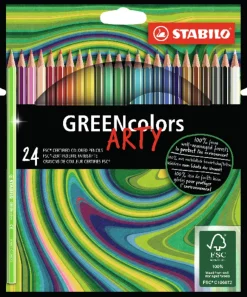 Farveblyanter 24 stk>Stabilo Discount