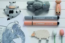 Fiberpen trio scribbi sæt 8 ass.>Stabilo