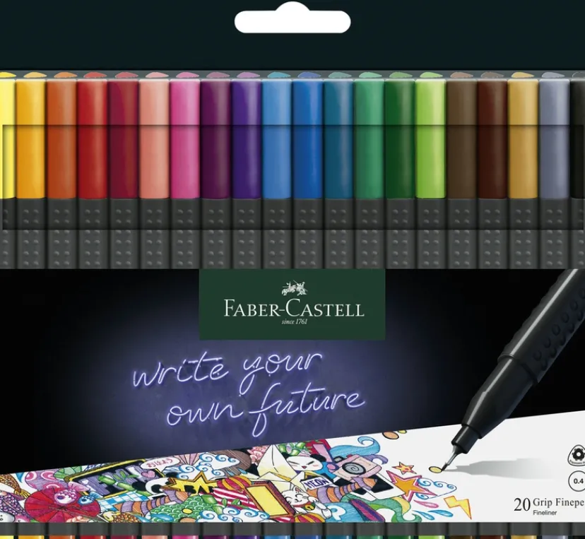 Fineliner grip 20 stk.>Faber-Castell Best