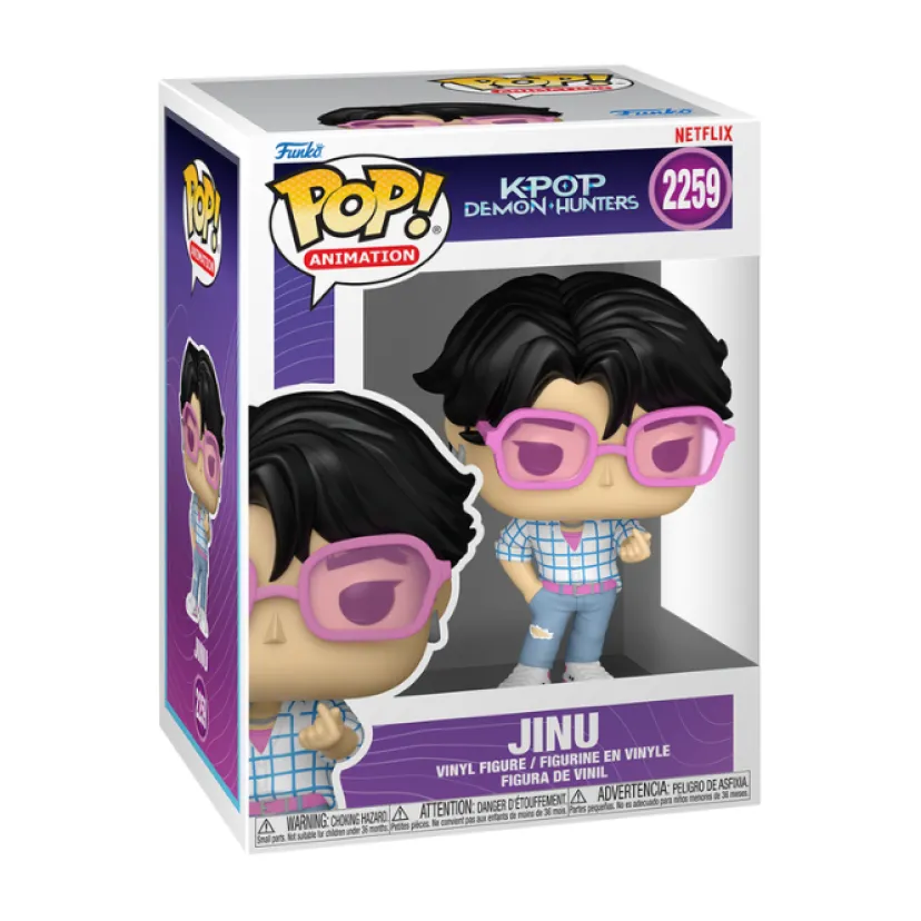 Funko Pop Vinyl KPop Demon Hunters Jinu w/ch> New