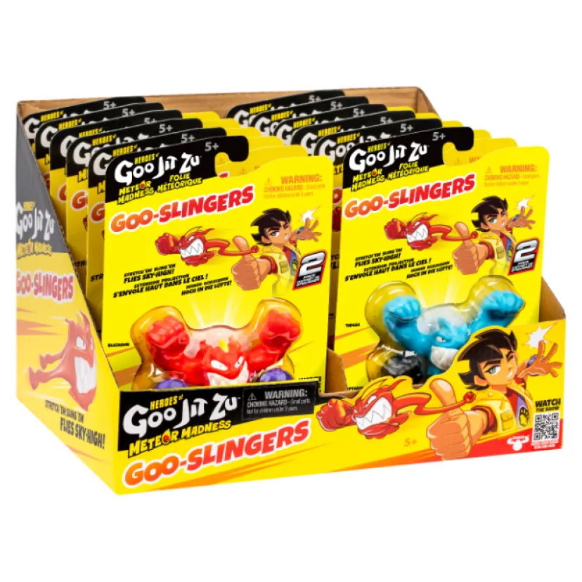 Goo Jit Zu Meteor Madness Slingers 2-Pack Ass> Discount