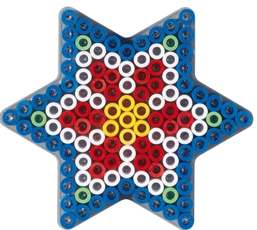 maxi stiftplade stjerne 14,5x15,58cm>Hama