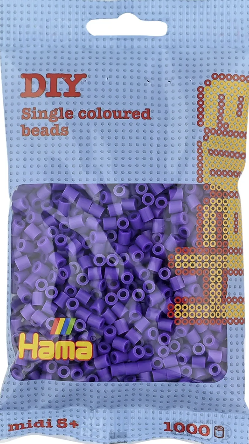 midi perler 1000 stk lilla 7>Hama Hot