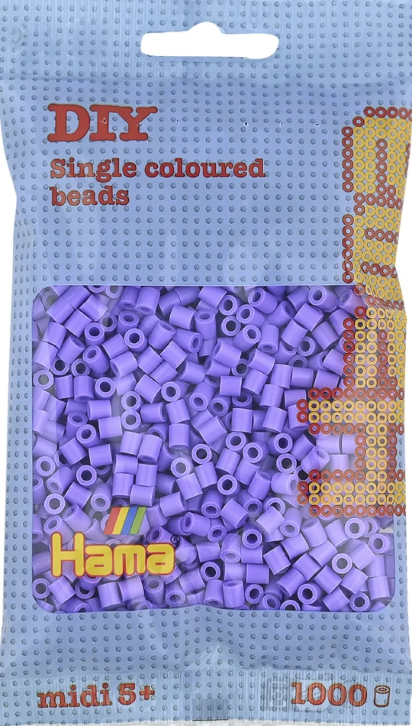 midi perler 1000 stk pastel lilla. 45>Hama Sale