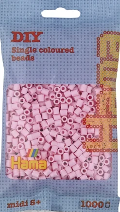 midi perler 1000 stk pastel rosa 95>Hama Discount