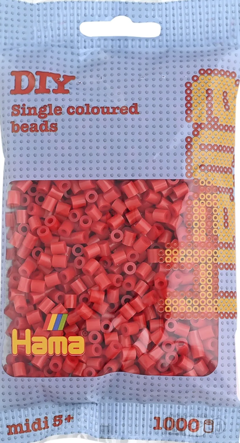 midi perler 1000 stk rød 5>Hama Best