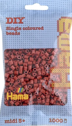 midi perler 1000 stk rødbrun 20>Hama Sale