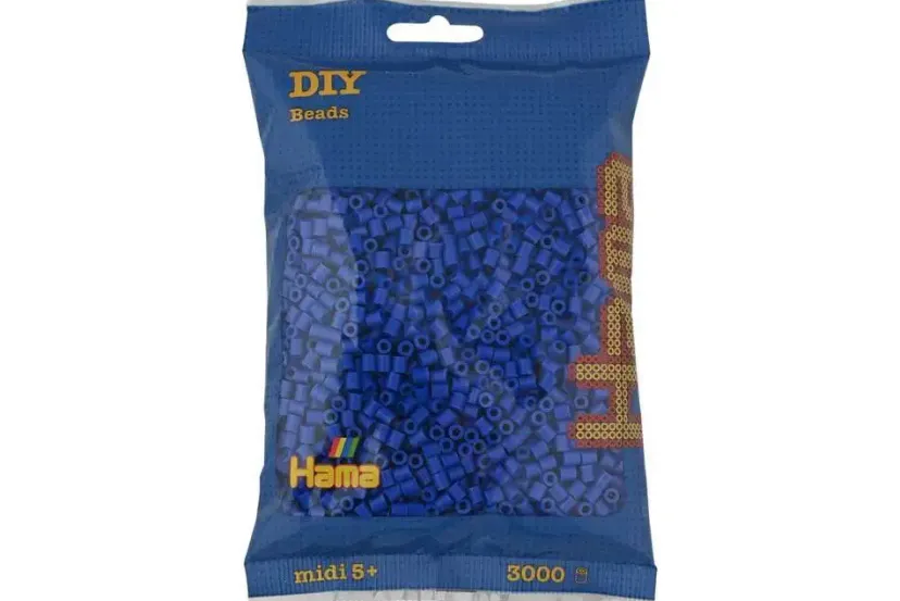 midi perler 3000stk blå>Hama Discount