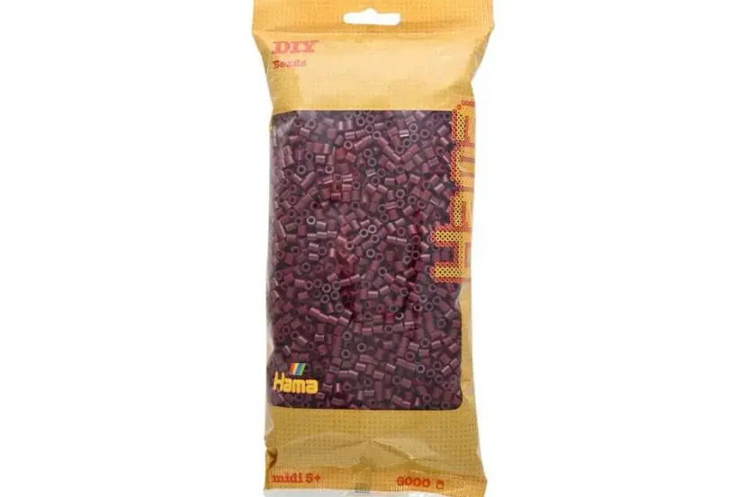 midi perler 6000stk bordeaux>Hama Discount