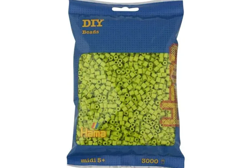 midi perler 3000stk lime>Hama Outlet