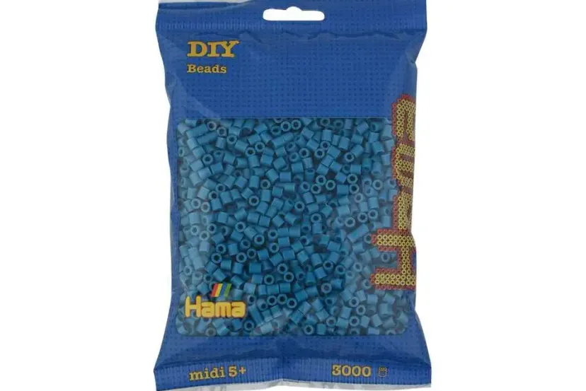 midi perler 3000stk petrol>Hama Online