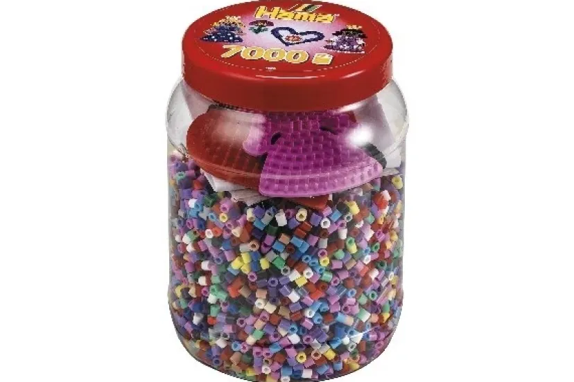 perler 7000stk +2ass stiftplader>Hama New