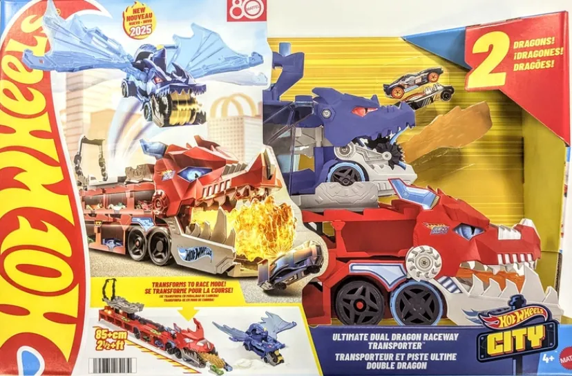 City Ultimativt Dobbelt Drage-Transporter>Hot Wheels