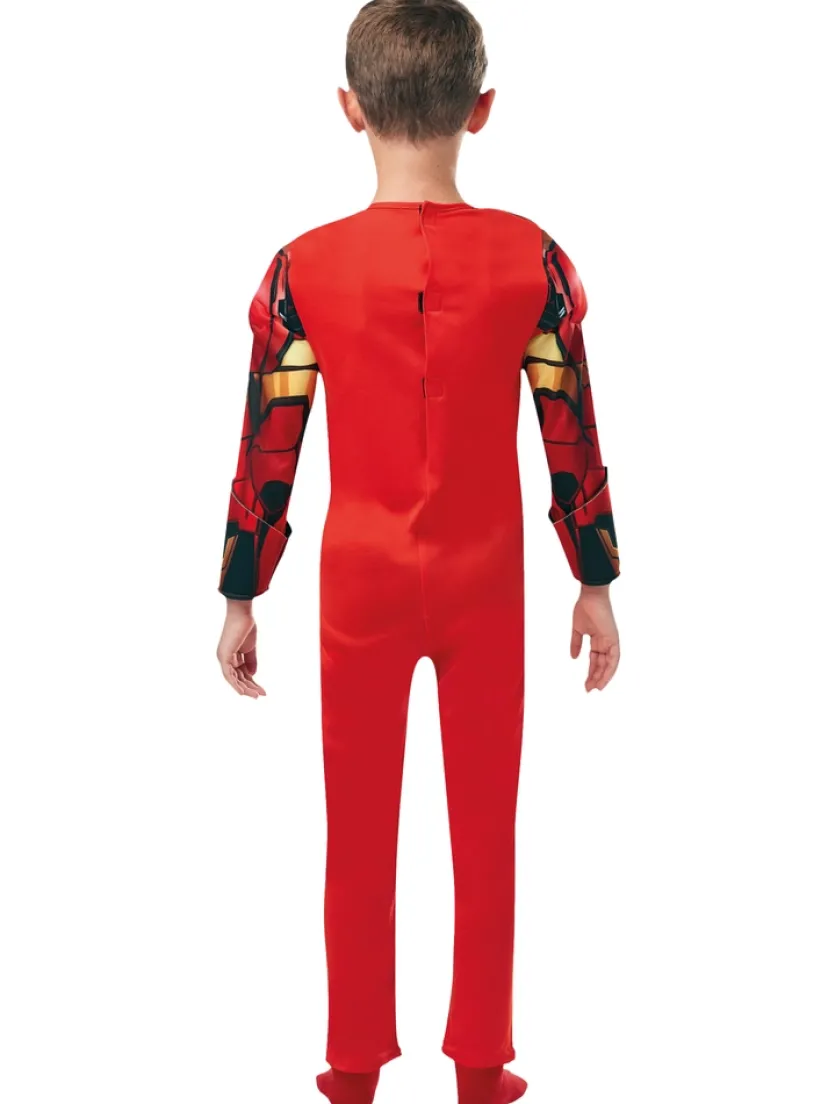 Iron Man Deluxe kostume med maske str. 5-6 år>Marvel Best