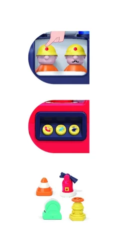 Kinder and Kids Brandbil med lys, musik og bevægelse><noscript><img width=