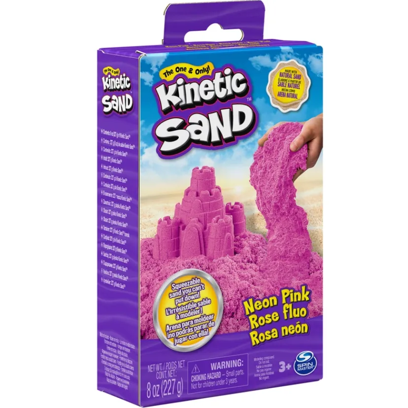 Kinetic Sand Neonboks med Primærfarver> Outlet