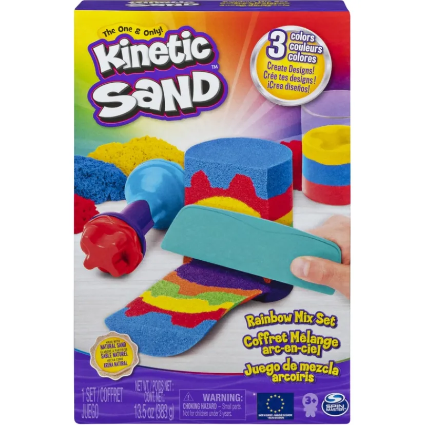 Rainbow Mix Set>Kinetic Sand Best
