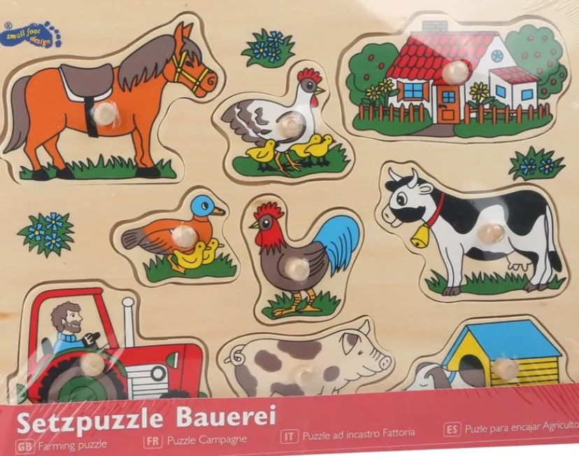 Knoppuslespil - Landbrug>Small Foot New