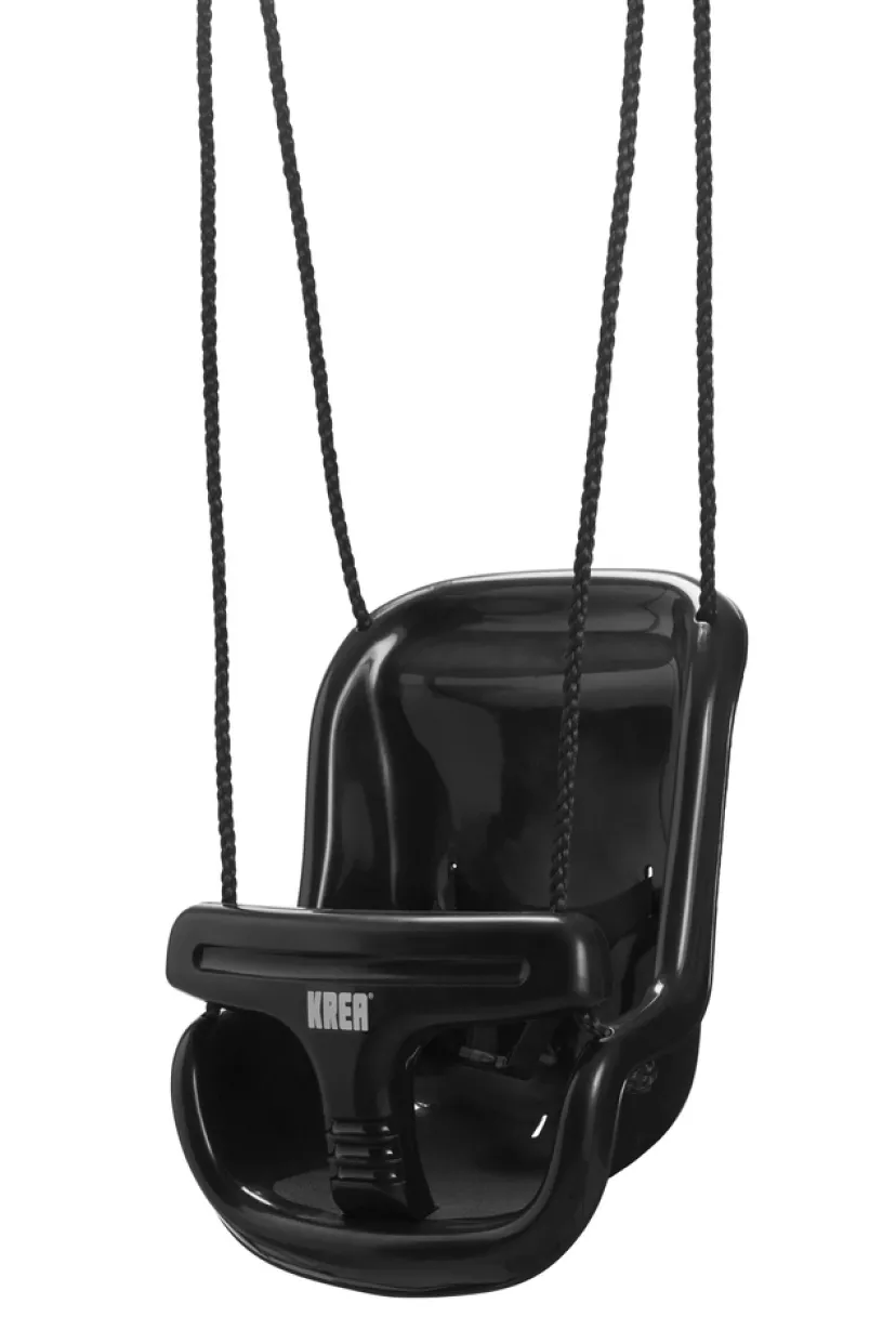 Gynge med høj ryg Sort>Krea Clearance