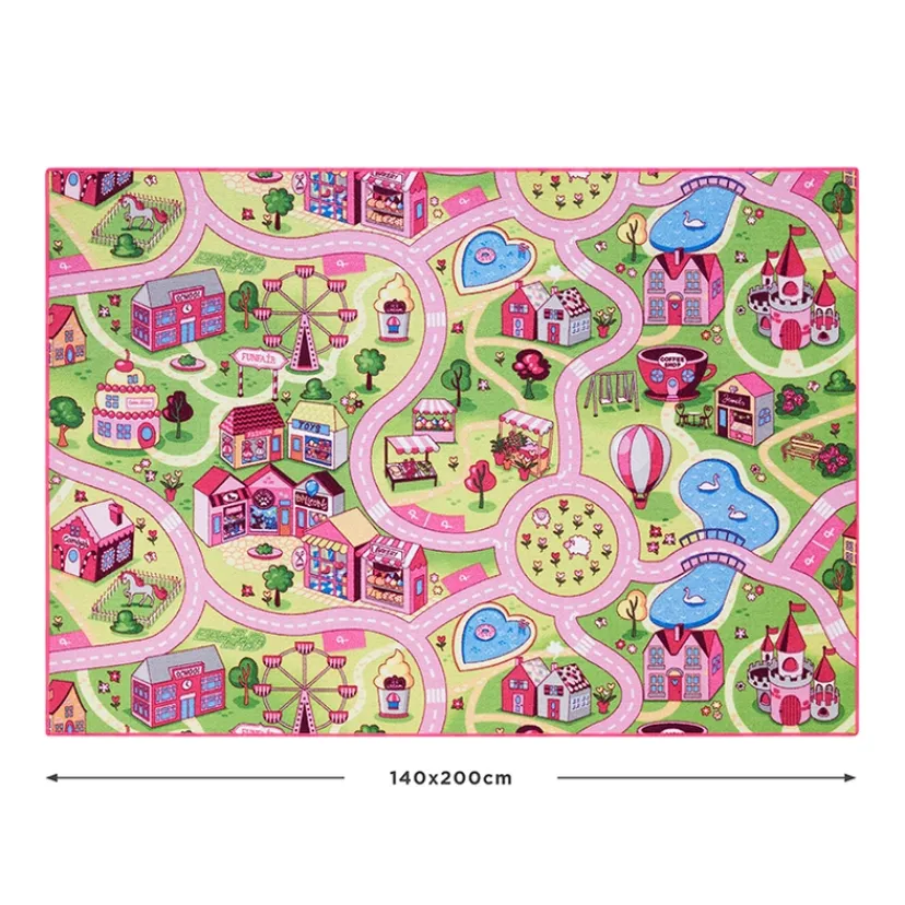 Legetæppe - Pink Tivoli - 140 x 200 cm> Online