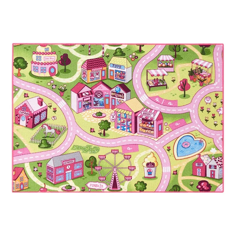 Legetæppe - Pink tivoli - 95 x 133 cm> Online