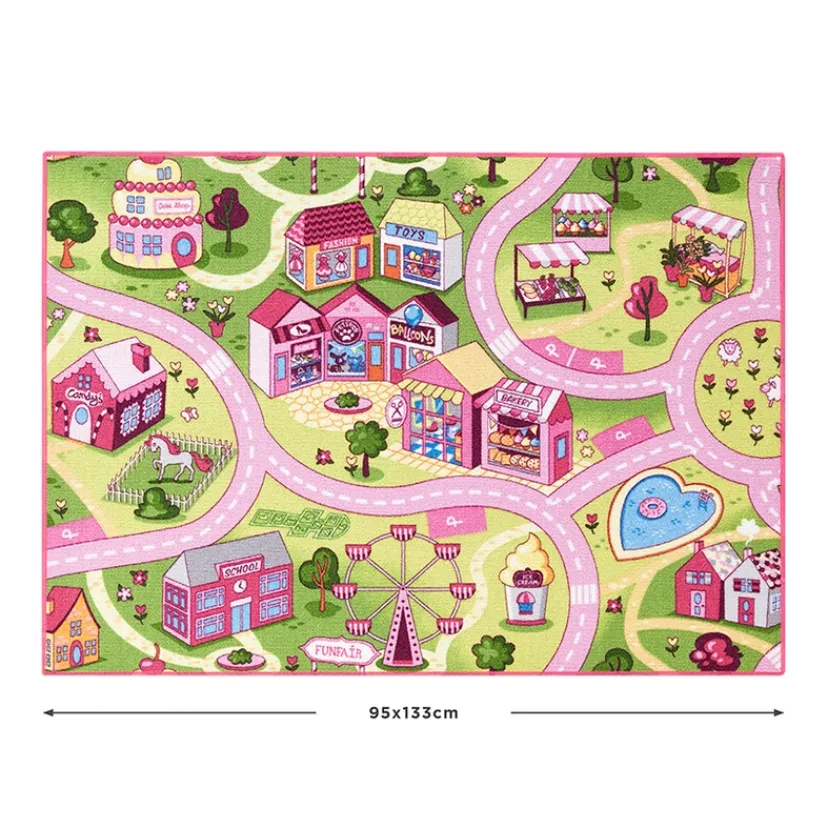 Legetæppe - Pink tivoli - 95 x 133 cm> Online