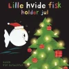 Lille hvide fisk holder jul> Sale