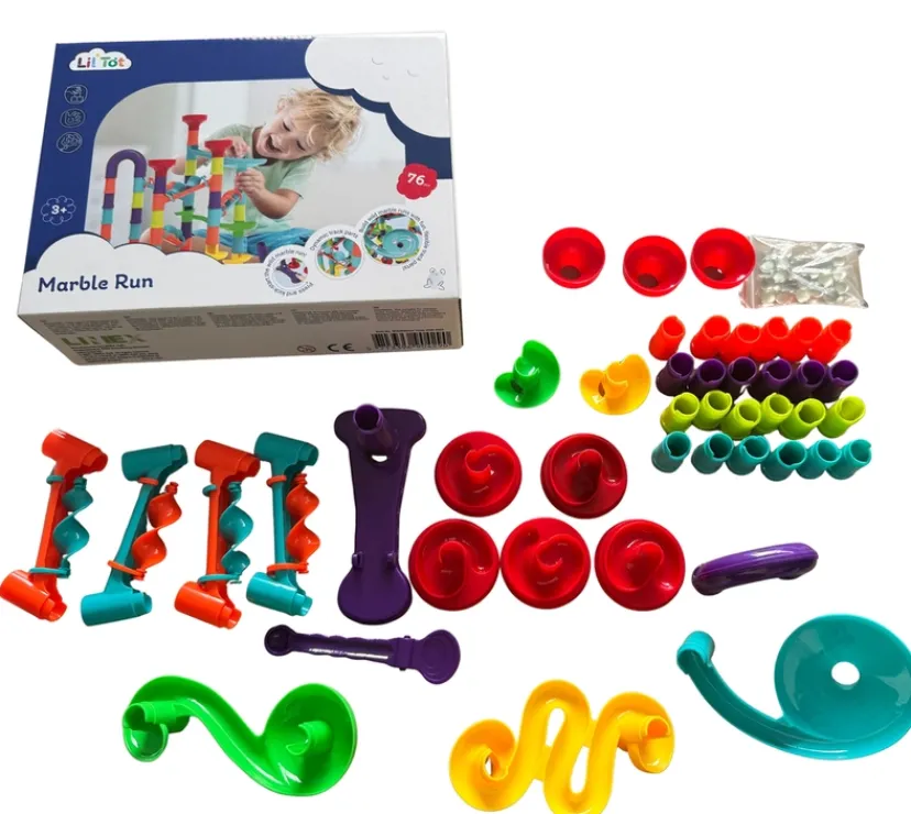Lil'Tot Marmorkuglebane 76 stk, 33 cm>