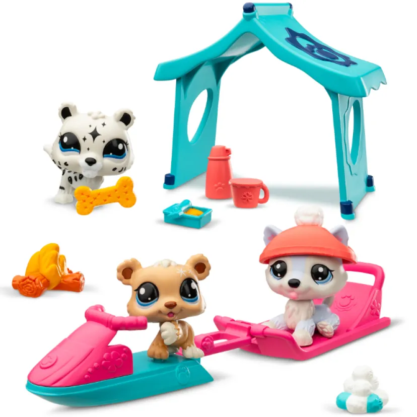 SNOWY DAY PLAY>Littlest Pet shop