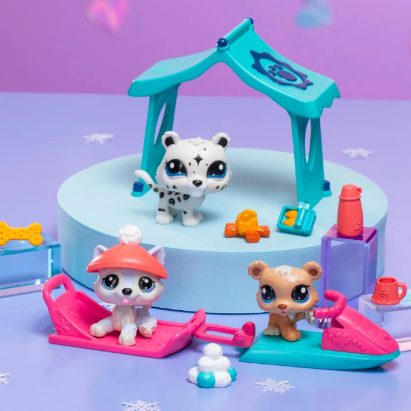 SNOWY DAY PLAY>Littlest Pet shop