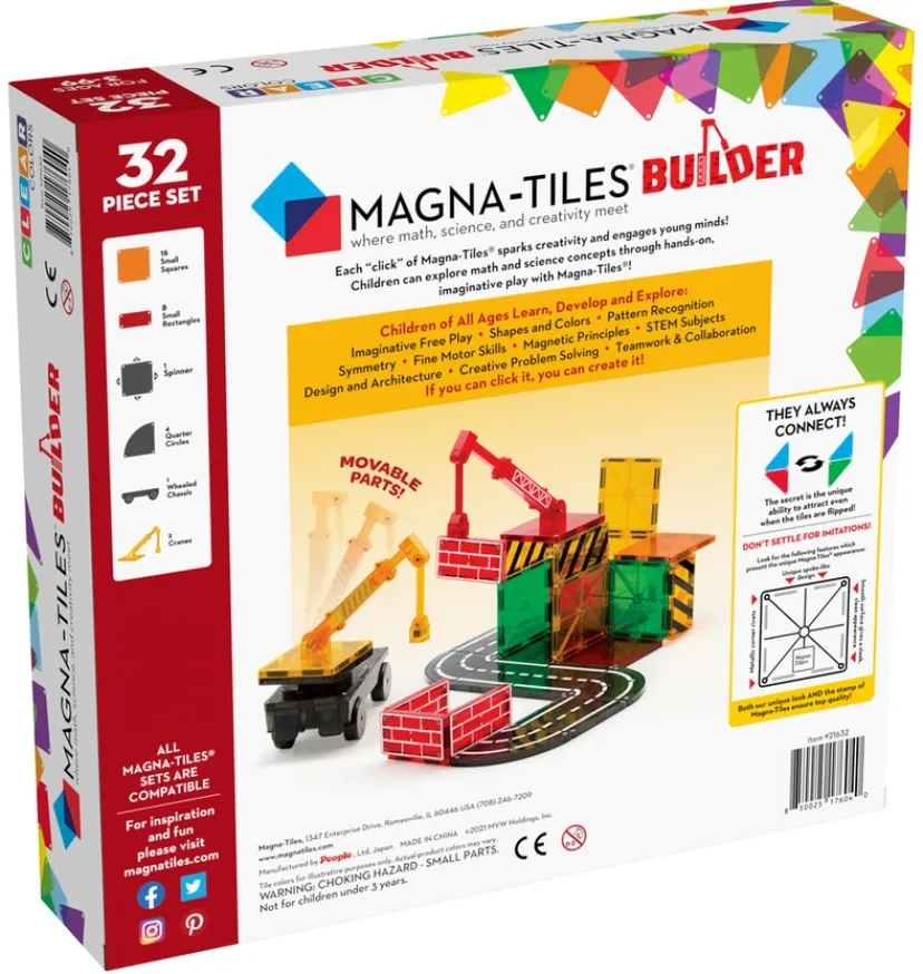 MAGNA-TILES Builder 32 stk.>MAGNATILES Outlet