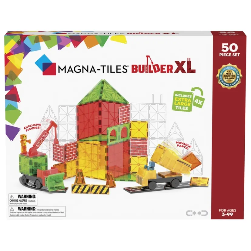 MAGNA-TILES Builder XL 50 pcs>MAGNATILES Clearance