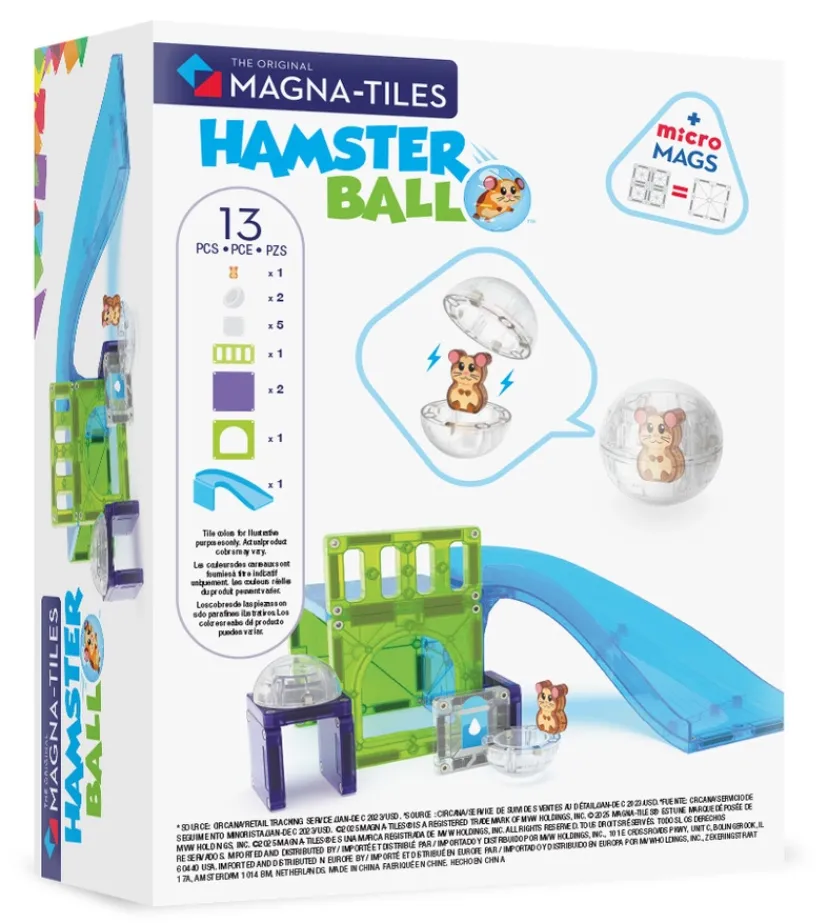 MAGNA-TILES Hamsterhjulsæt> Hot