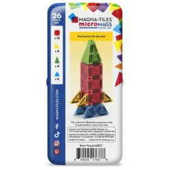 MAGNA-TILES micro MAGS Travel Tin case><noscript><img width=