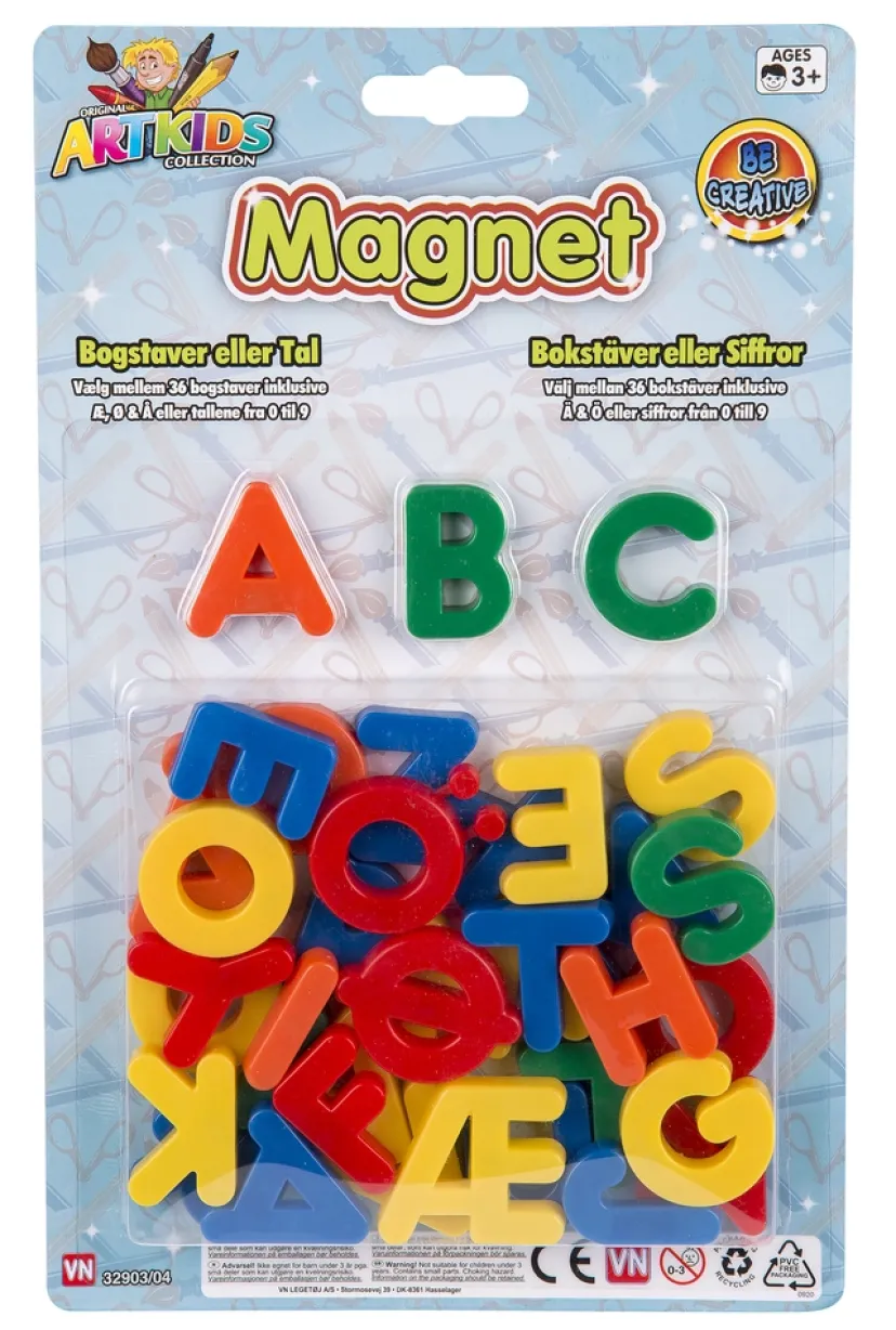 Magnetbogstaver med Æ, Ø, Å>Artkids Clearance