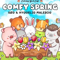Malebog: Comfy Spring - Cozy Coloring> Outlet