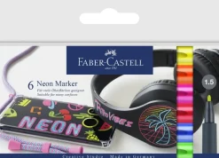 Marker neon til sten glas plastik>Faber-Castell Discount