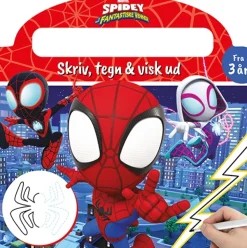 Marvel - Spidey - Skriv og visk ud (papbog med ikke-permanent pen)> Best