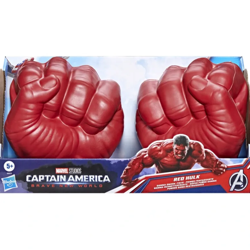 Avengers Captain America: Brave New World Red Hulk Gamma Smash Fists>Marvel New