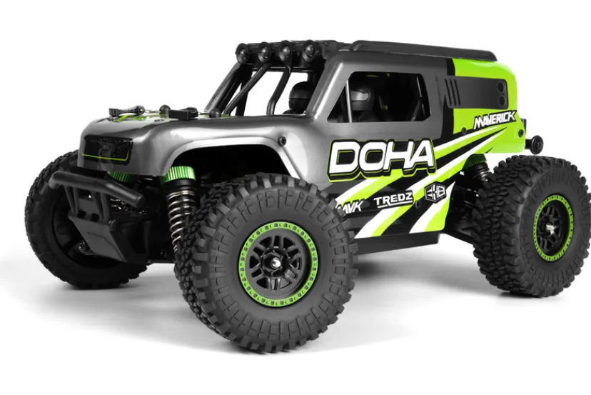 Maverick Doha 1/20 4WD Electric Truck - Green>Maverick RC Clearance