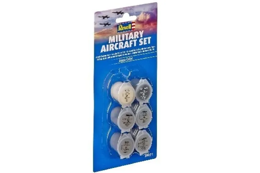 Military Aircraft set aqua colour acrylic 6x5ml>Revell