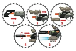 Militær pistolsæt med tilbehør><noscript><img width=
