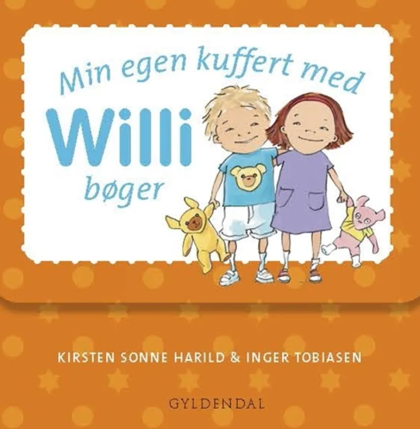 Min egen kuffert med Willi bøger>