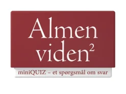 miniQUIZ - Almen viden 2>Spil New