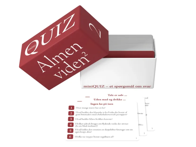 miniQUIZ - Almen viden 2>Spil New