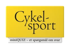 miniQUIZ - Cykelsport>Spil Clearance