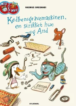 Mis & Mus - Kødbensgravemaskinen, en strikket hue - og And> Online