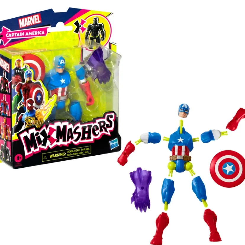 Mixmashers Captain America basic figur>Avengers Hot